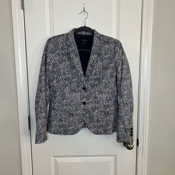 Talbots Women’s Blazer Sz 10 Floral - Picture 1 of 4